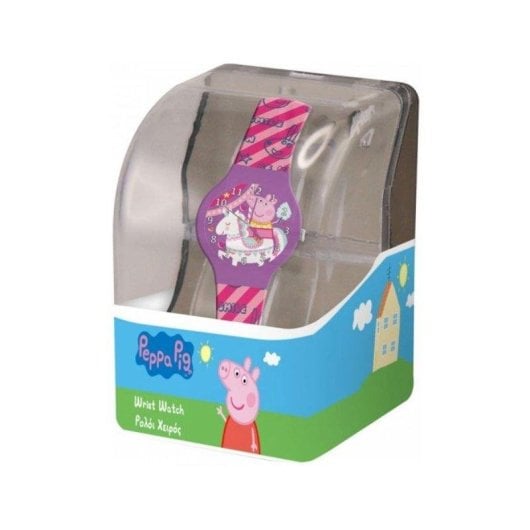 Montre enfant Disney Peppa Pig 482608 bracelet silicone couleurs vives