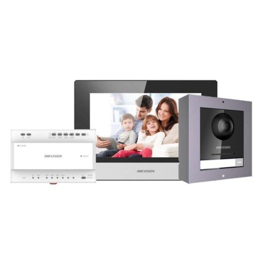 Videoporteiro Hikvision DS-KD8003Y-IME2 Two Wire 2MP IP65 Embutido Wi-Fi 7