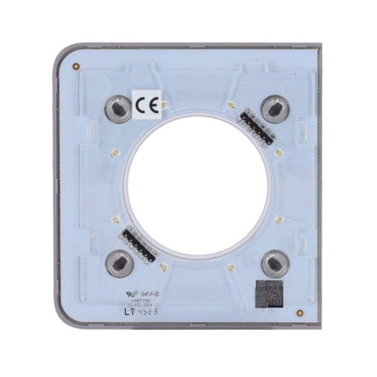 Tomada Inteligente Ajax Sidecover Tipo F Cinzento Controle tátil e LED