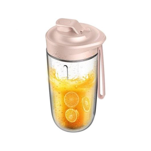 Liquidificadora Deerma NU05 Portátil 400ml 140W Rosa Inox