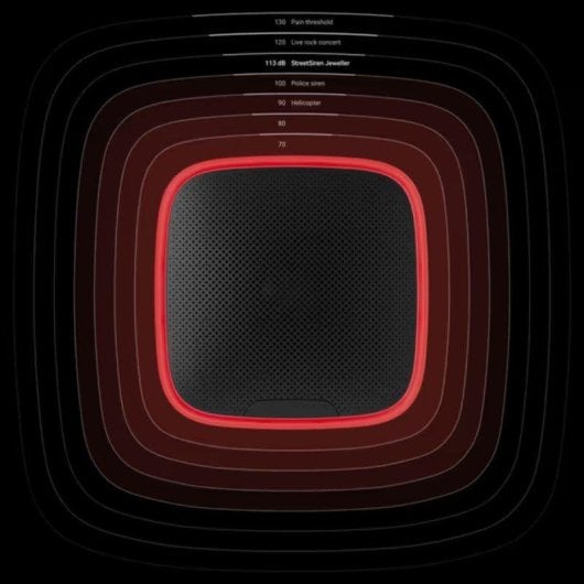 Sirena Ajax StreetSiren Inalámbrica 868 MHz Exterior LED Antisabotaje IP54