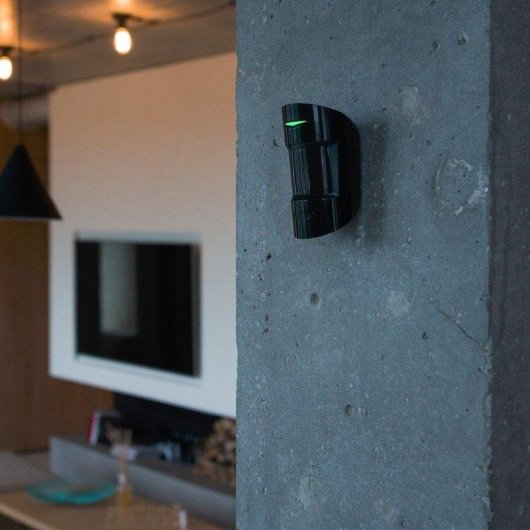 Sensor de Movimiento Ajax CombiProtect Inalámbrico Interior Doble función PIR y rotura de cristal