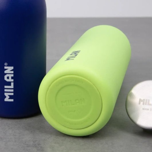 Milan Acid - Bottiglia termica riutilizzabile in acciaio inossidabile da 0,6 l. Giallo