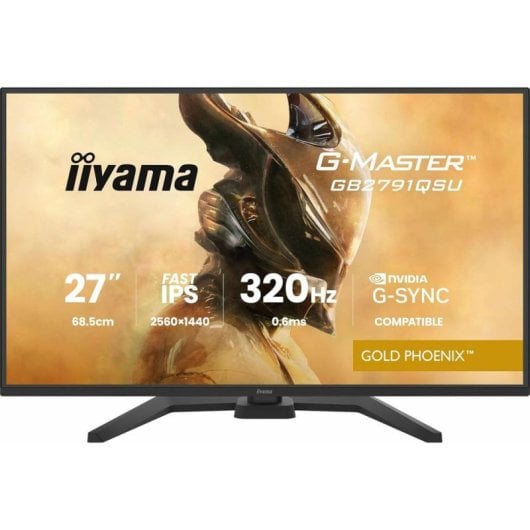 Monitor iiyama GB2791QSU-B1 27" QHD 320Hz IPS Tiempo de Respuesta 0,6ms G-SYNC HDR10 USB-C