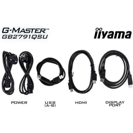 Monitor iiyama GB2791QSU-B1 27" QHD 320Hz IPS Tiempo de Respuesta 0,6ms G-SYNC HDR10 USB-C