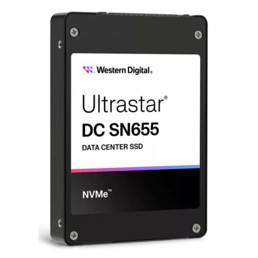 Disque Dur Western Digital Ultrastar SN655 3,84TB SSD U.3 PCIe 4.0 6800Mo/s NVMe
