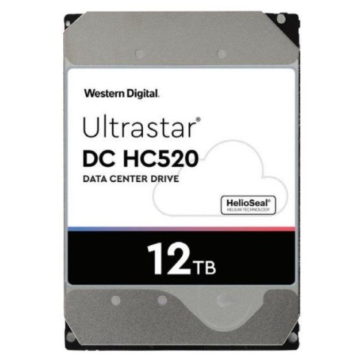 Disco Duro Western Digital Ultrastar DC HC520 12TB HDD 7200rpm 600MB/s 3,5 Zoll
