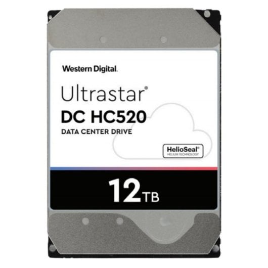 Disco Duro Western Digital Ultrastar DC HC520 12TB HDD 7200rpm 600MB/s 3,5 Zoll