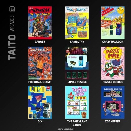 Evercade Taito Arcade 3