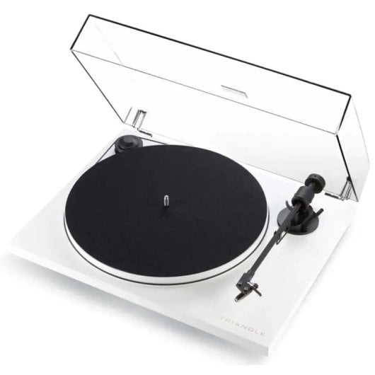 Giradischi Triangle Turntable OM-10E 4mV RMS Cinghia MDF RCA Oro Bianco