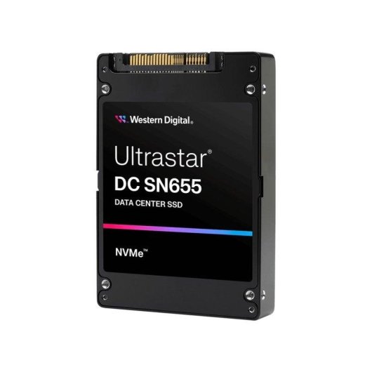 Disco Duro Western Digital Ultrastar SN655 3,84TB SSD U.3 6800MB/s NVMe Crittografia