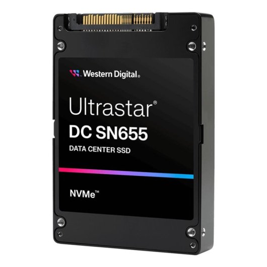 Disco Duro Western Digital Ultrastar SN655 3,84TB SSD U.3 6800MB/s NVMe Crittografia