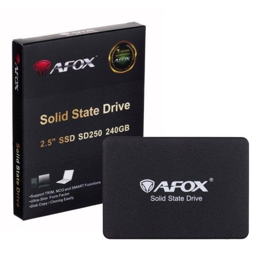 Disco Duro Afox SD250-240GN 240GB SSD 2,5" SATA III 555MB/s TLC