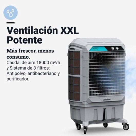 Climatizador evaporativo Universal Blue SYMPHONY XL-200 200L 18000 m³/h industrial