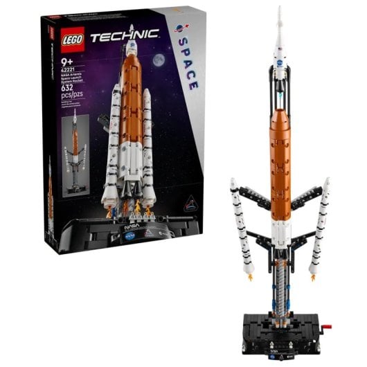 LEGO Technic Foguete Sistema de Lançamento Espacial Artemis NASA 42221 632 peças