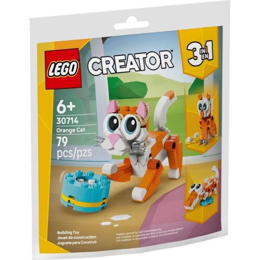 LEGO Creator 3 en 1 Gato Naranja 30714 79 piezas