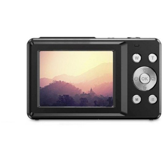 Cámara Compacta Prixton Horizon DC915 48MP Zoom 18x USB-C Doble Pantalla Negra