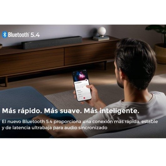 Barra de Som Ultimea Poseidon M60 Boom 5.1 Dolby Atmos 340W HDMI Bluetooth Subwoofer Madeira