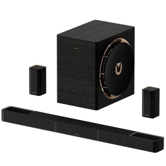 Barre de son Ultimea Skywave X70 7.1.4 980W HDMI eARC Bluetooth Dolby Atmos Subwoofer sans fil