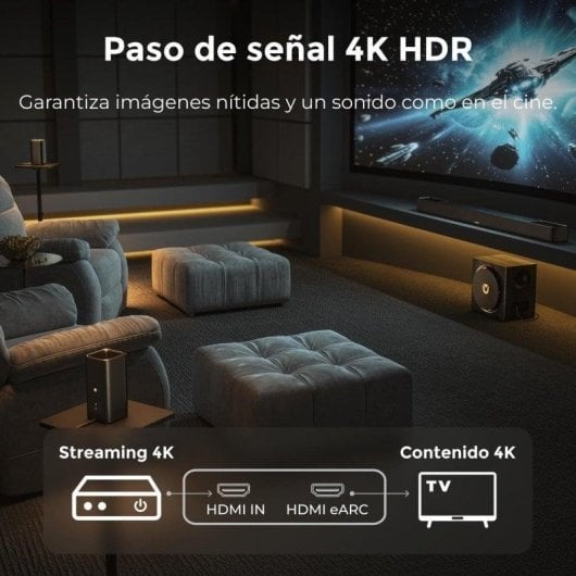 Barra Audio Ultimea Skywave X70 7.1.4 980W Bluetooth HDMI eARC Dolby Atmos