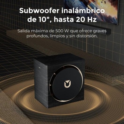 Barra Audio Ultimea Skywave X70 7.1.4 980W Bluetooth HDMI eARC Dolby Atmos