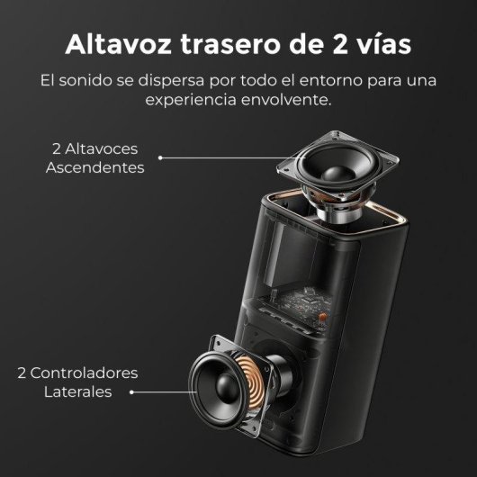 Barra de sonido Ultimea Skywave X60 Bluetooth 840 W Dolby Atmos inalámbrica