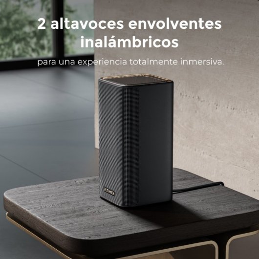 Ultimea Barra de Sonido 7.1.4ch Dolby Atmos, Skywave Series 840W Subwoofer 8" para TV