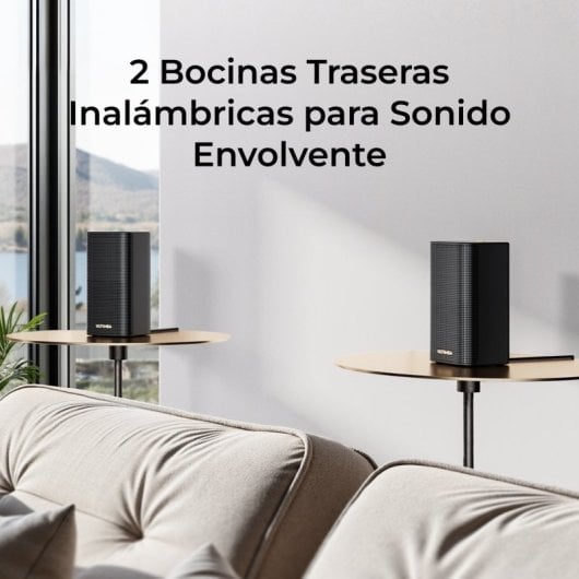 Ultimea Barra de Sonido 5.1.2ch Dolby Atmos, Skywave Series 530W con Subwoofer para TV