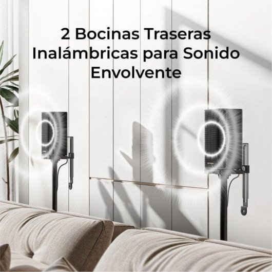 Barra di Suono Ultimea Skywave X40 5.1.2 530W Bluetooth HDMI eARC Dolby Atmos