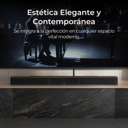 Ultimea Barra de Sonido 5.1.2ch Dolby Atmos Skywave Series con Altavoces Surround Inalámbricos
