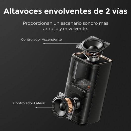 Ultimea Barra de Sonido 7.1.4ch Dolby Atmos, 980W Inalámbrico Subwoofer 10" eARC