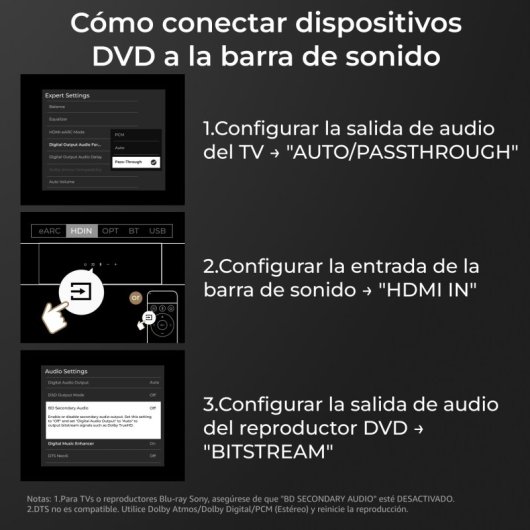 Ultimea Barra de Sonido 7.1.4ch Dolby Atmos, 980W Inalámbrico Subwoofer 10" eARC