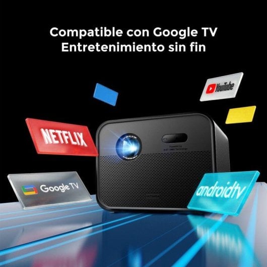 Projecteur Ultimea Poseidon E100 FullHD 1800 Lumens 300" DLP Smart TV 3D HDR10+ Google TV