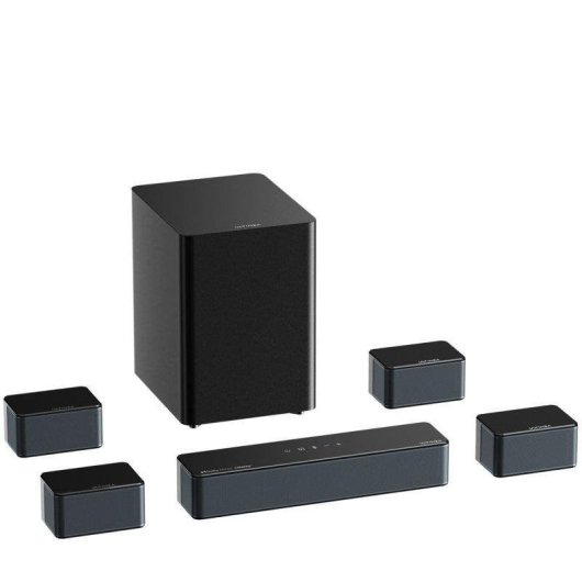 Barra de Som Ultimea Poseidon D80 Boom 7.1 500W Bluetooth HDMI Dolby Atmos