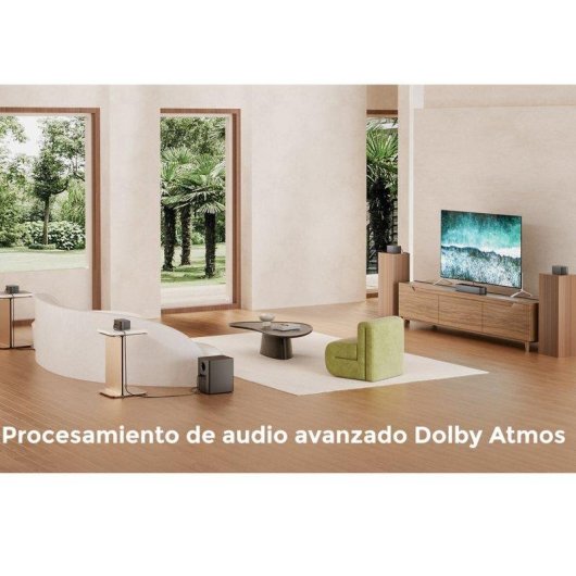 Barra di suono Ultimea Poseidon D80 Boom Bluetooth HDMI 500W Dolby Atmos Surround