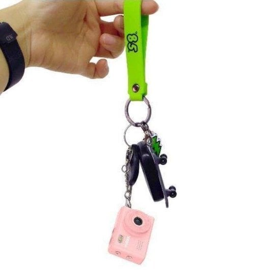 Cámara Compacta Nilox CarryCam Mini HD 720p USB-C Filtros Vintage Rosa