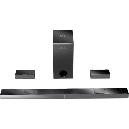Barra de som Ultimea Nova S80 Bluetooth 5.1.2ch 500W Dolby Atmos Subwoofer e Surround