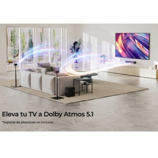Barra de Sonido Ultimea Poseidon M4T 5.1 450 W Dolby Atmos HDMI eARC con Subwoofer Inalámbrico y 2 Altavoces Traseros