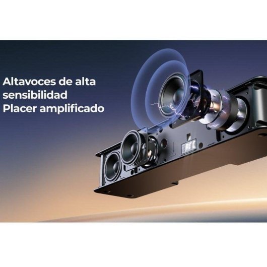 Barra di Suono Ultimea Poseidon D60 5.1 410W HDMI-eARC Bluetooth Dolby Atmos