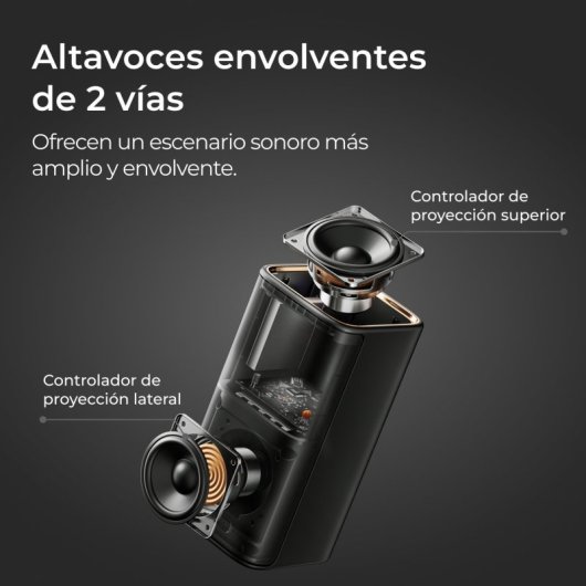 Ultimea Barra de Sonido 5.1.4ch Dolby Atmos Skywave Series con Subwoofer 8" y 2 Altavoces