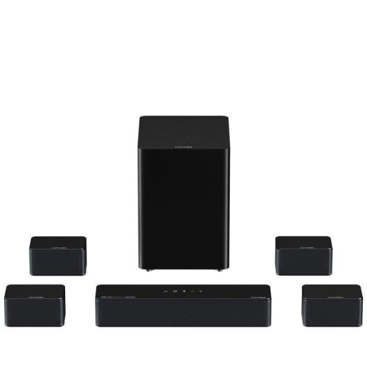 Barra Sonora Ultimea Poseidon D80 Boom Dolby Atmos 7.1 500W Bluetooth HDMI Subwoofer wireless