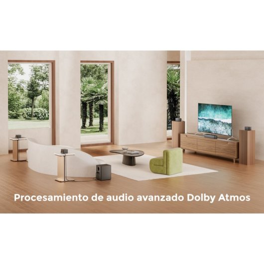 Soundbar Ultimea Poseidon D80 Boom 7.1 Bluetooth Dolby Atmos 500W HDMI Kabelloser Subwoofer