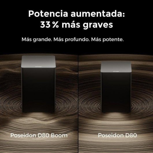 Barra Sonora Ultimea Poseidon D80 Boom Dolby Atmos 7.1 500W Bluetooth HDMI Subwoofer wireless