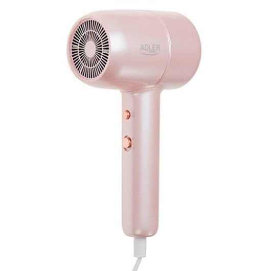 Phon Leggero e Compatto Adler AD 2279p 1800W 2 Temperature 2 Velocità Rosa