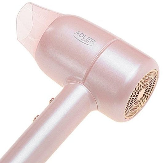 Phon Leggero e Compatto Adler AD 2279p 1800W 2 Temperature 2 Velocità Rosa