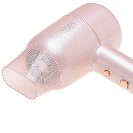 Phon Leggero e Compatto Adler AD 2279p 1800W 2 Temperature 2 Velocità Rosa