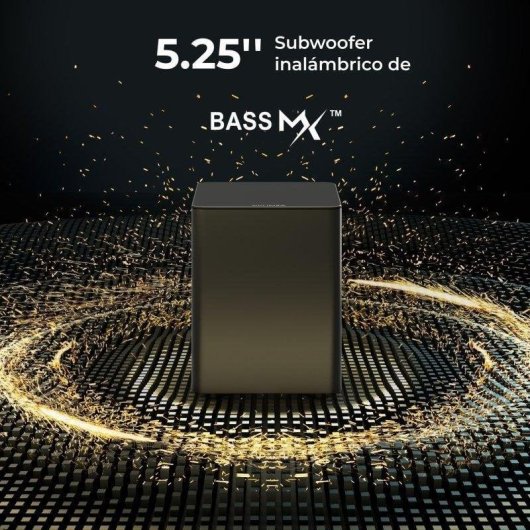 Barra de Som Ultimea Poseidon M4t 5.1 450W Bluetooth HDMI-eARC Dolby Atmos