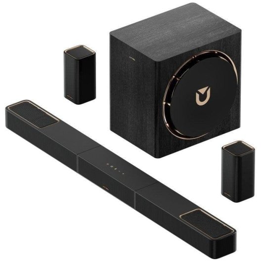 Barra de Som Ultimea Skywave X60 7.1.4 Bluetooth 840W HDMI eARC Dolby Atmos com subwoofer sem fios