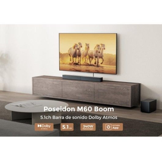 Ultimea Poseidon M60 Boom HDMI Bluetooth Soundbar 340W Dolby Atmos Subwoofer