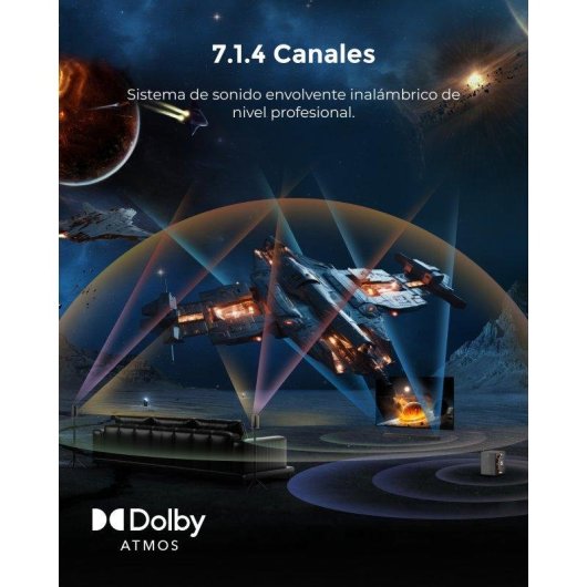 Barre de son Ultimea Skywave X60 sans fil HDMI eARC 840W Dolby Atmos Surround